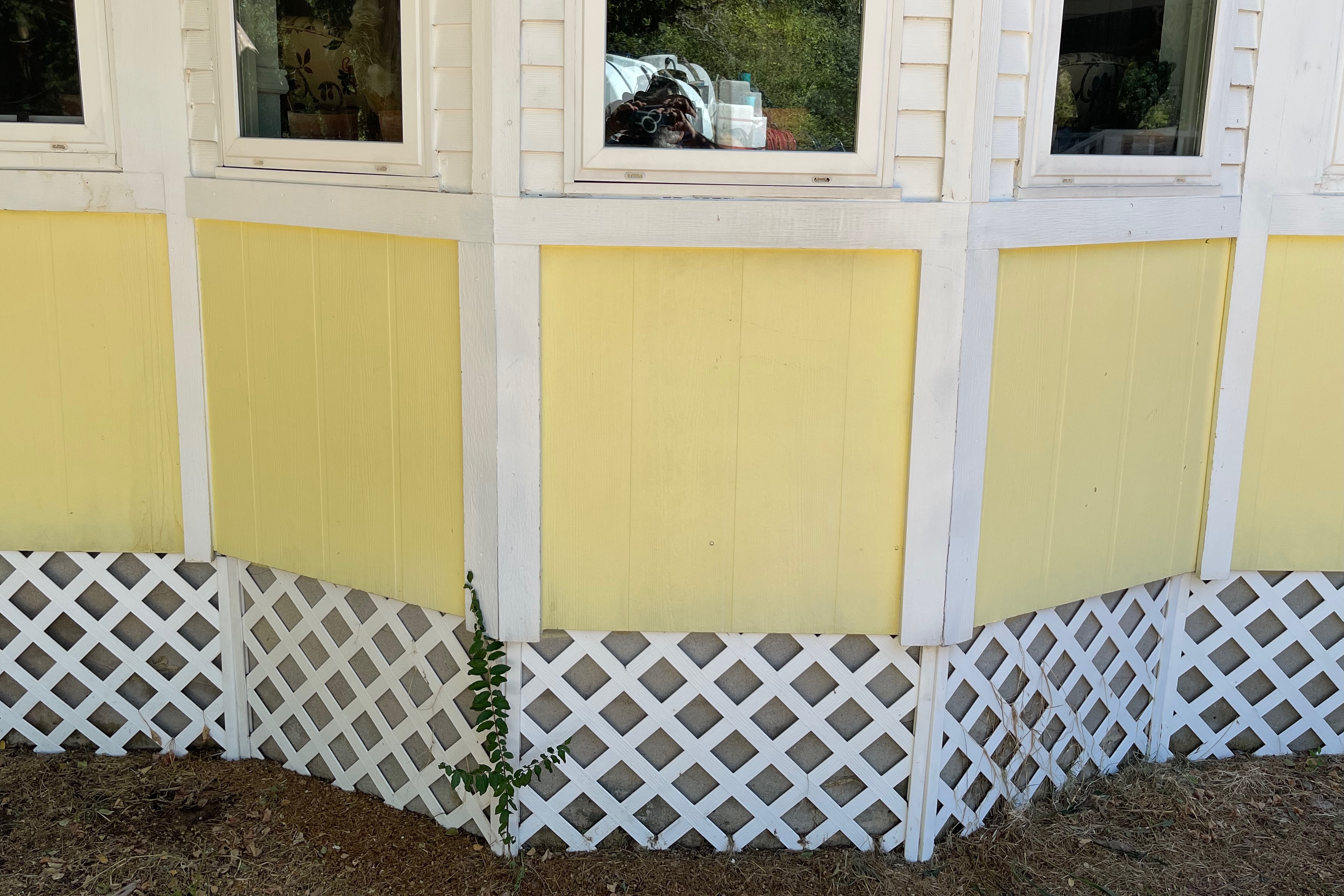 Miraculous cleaning of country house by Refresh Power Washing near Bryan, TX